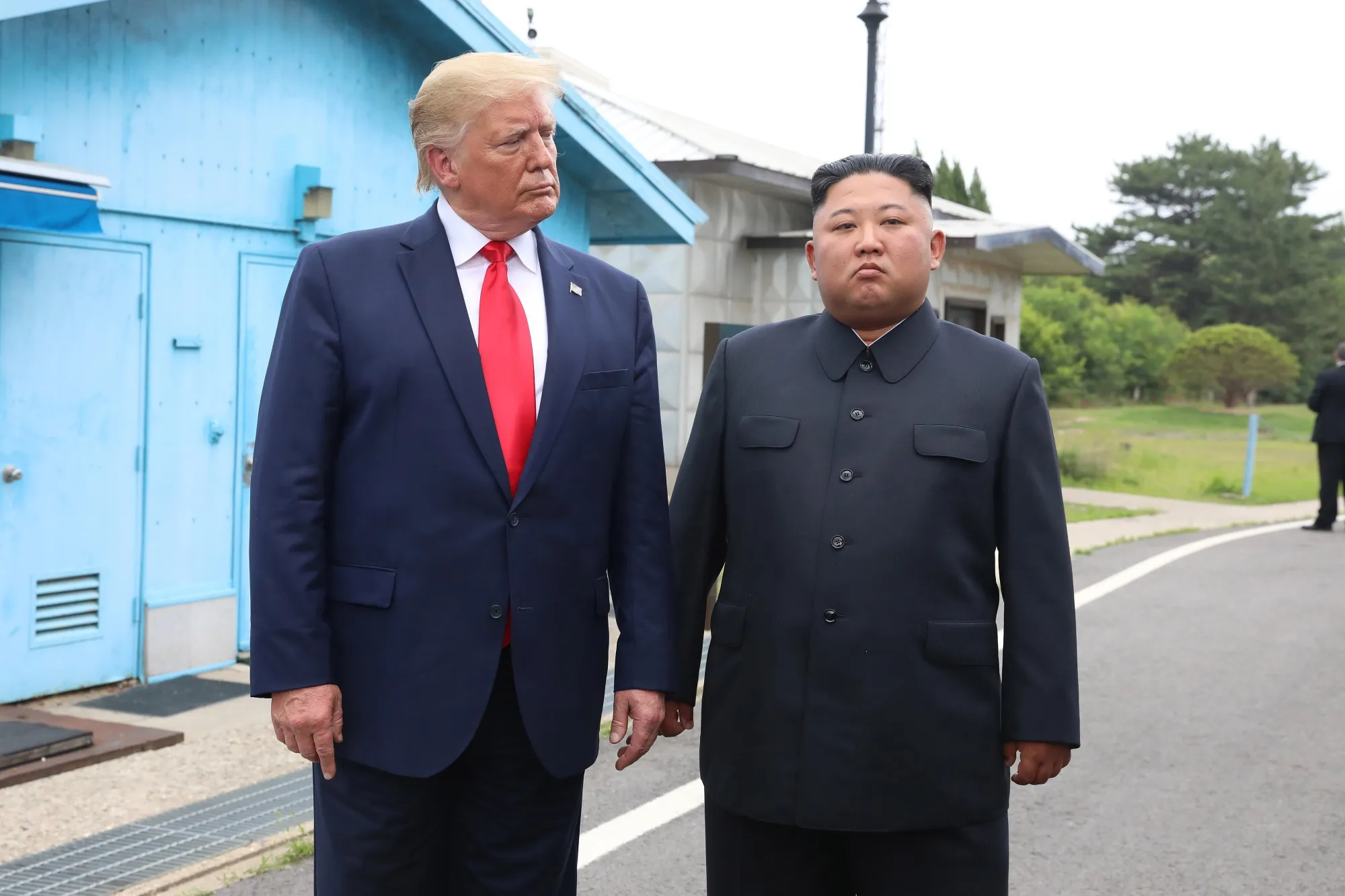 Photograph accompanying: Exclusive: Trump Pushes for Meeting With Kim Jong Un This Year