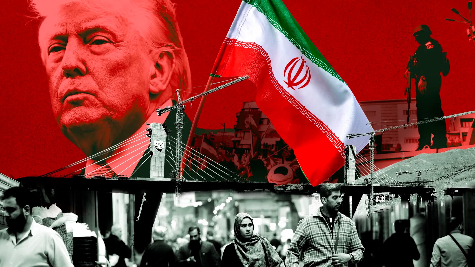 Photograph accompanying: Trump Threatens 'Unprecedented' Economic Consequences for Nations Aiding Iran