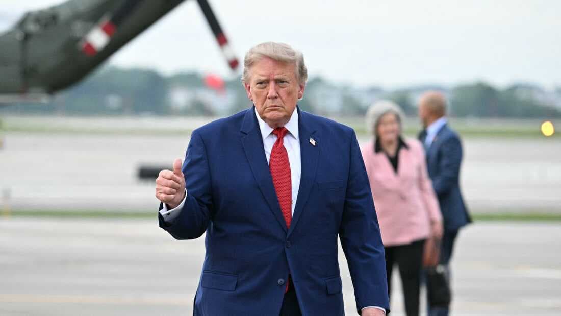 Photograph accompanying: Defense Expert Says Trump's Oman Threat Reflects Frustration Over Iran Talks