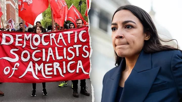 Photograph accompanying: AOC Faces Backlash From Maoist DSA Faction as 2028 Presidential Speculation Grows