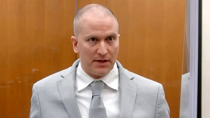 Photograph accompanying: Derek Chauvin files a new legal appeal claiming his George Floyd murder conviction was unlawful